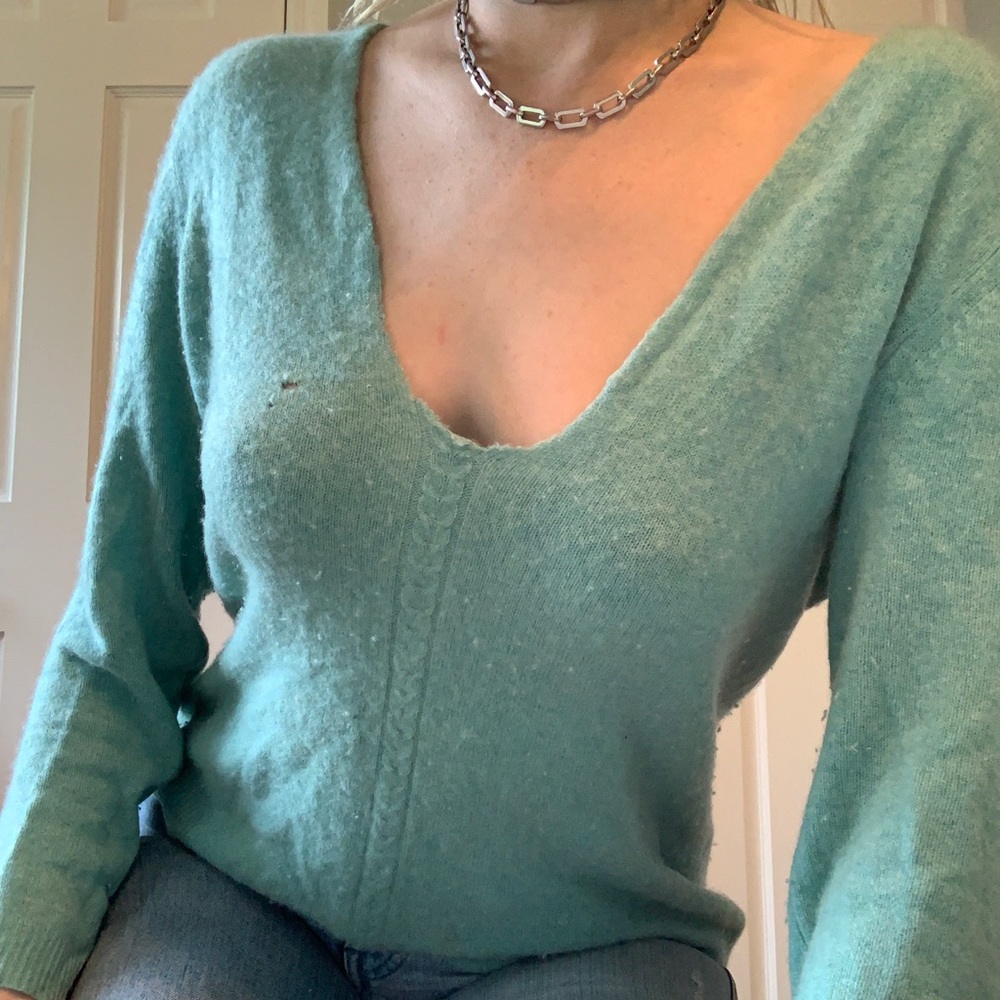 Blue sweater